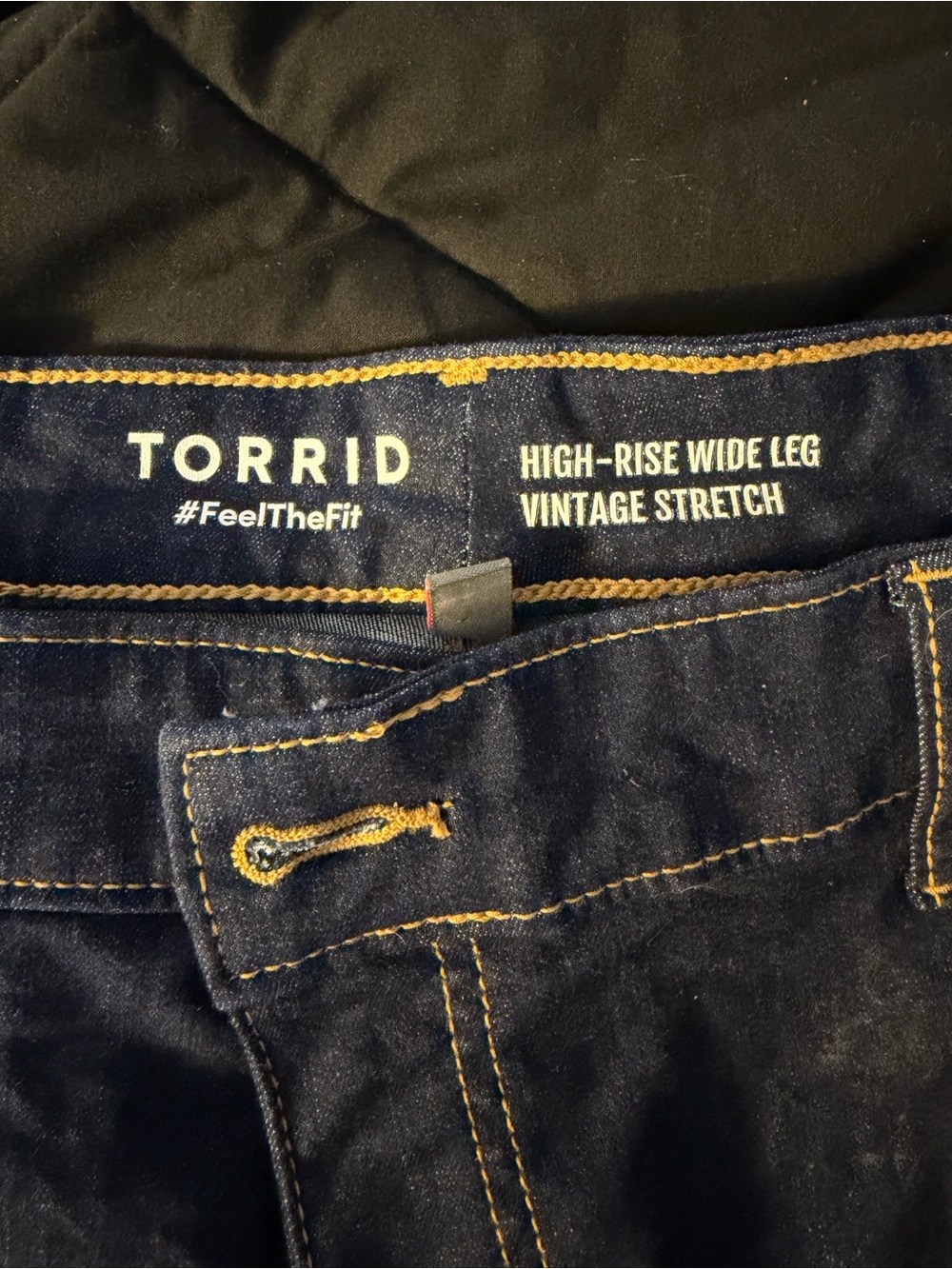 Torrid Dark Wide-Leg High-Rise Jeans